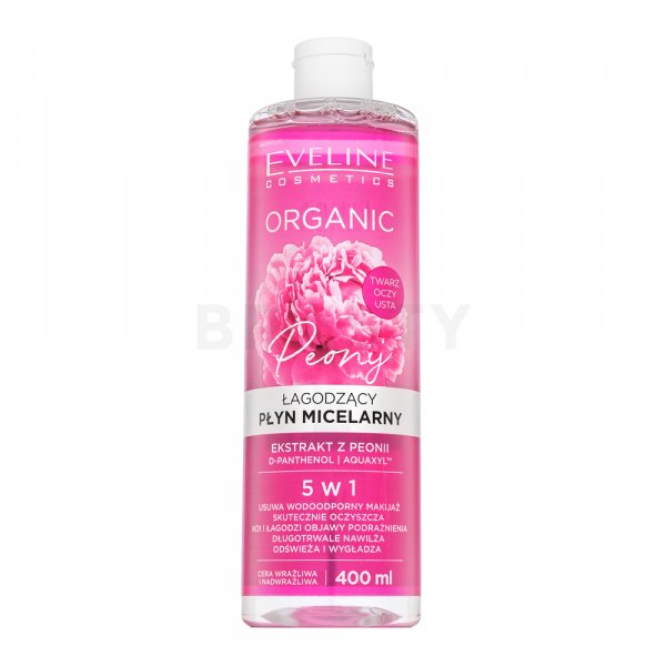 Eveline Organic Peony płyn micelarny do demakijażu do wszystkich typów skóry 400 ml