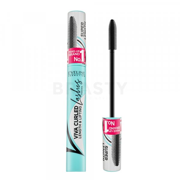 Eveline Viva Curved Lashes Lenght Lift Mascara riasenka pre predĺženie a natočenie rias 10 ml