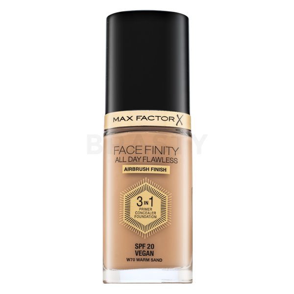 Max Factor Facefinity All Day Flawless Flexi-Hold 3in1 Primer Concealer Foundation SPF20 70 Liquid Foundation 3in1 30 ml