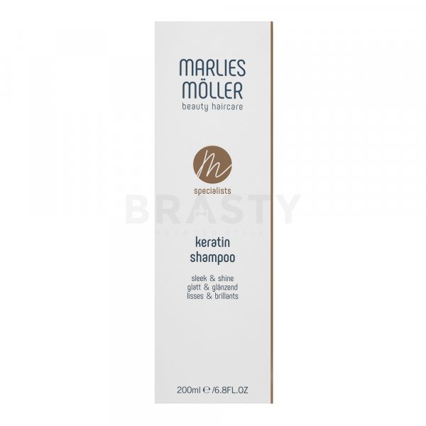 Marlies Möller Specialists Keratin Shampoo vyživujúci šampón pre suché a poškodené vlasy 200 ml
