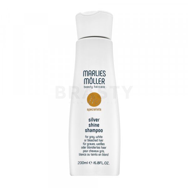 Marlies Möller Specialists Silver Shine Shampoo подхранващ шампоан за платинено руса и сива коса 200 ml