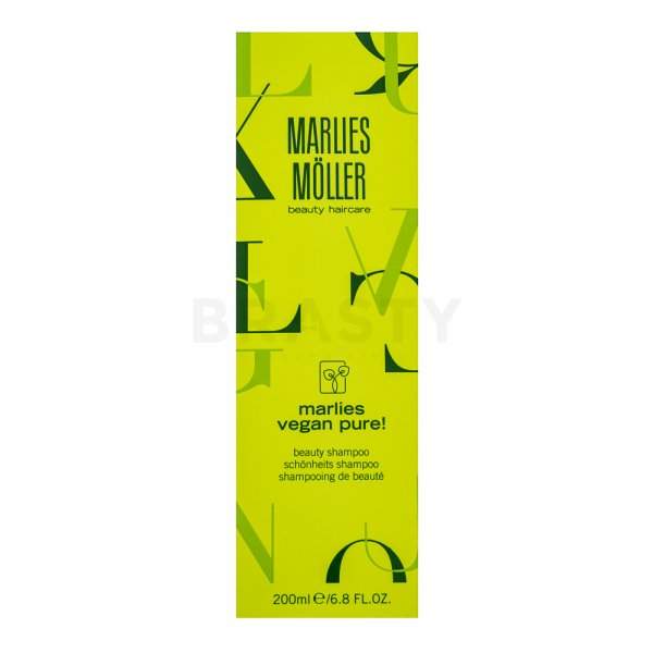 Marlies Möller Marlies Vegan Pure! Beauty Shampoo Pflegeshampoo für alle Haartypen 200 ml