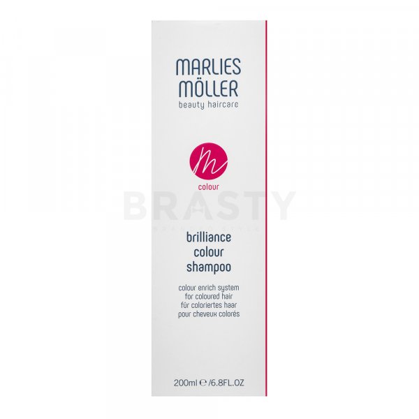 Marlies Möller Colour Brilliance Colour Shampoo nourishing shampoo for gloss and protection of dyed hair 200 ml