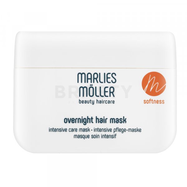 Marlies Möller Softness Overnight Hair Mask нощна овлажняваща маска За гладка и лъскава коса 125 ml