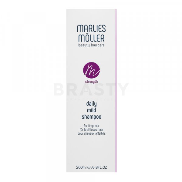 Marlies Möller Strength Daily Mild Shampoo укрепващ шампоан за ежедневна употреба 200 ml
