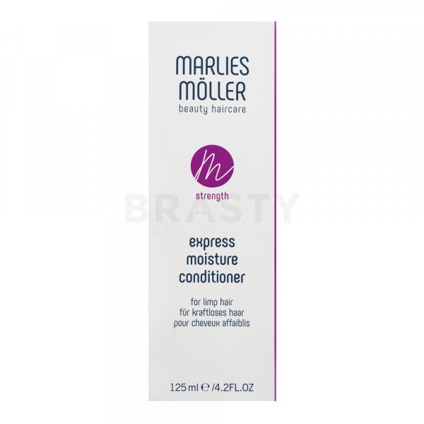 Marlies Möller Strength Express Moisture Conditioner posilující kondicionér pro oslabené vlasy 125 ml