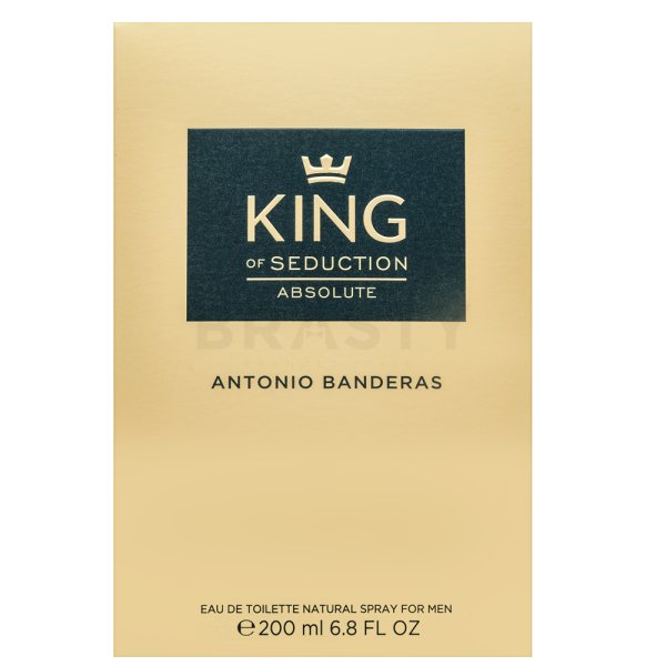 Antonio Banderas King Of Seduction Absolute Eau de Toilette da uomo 200 ml
