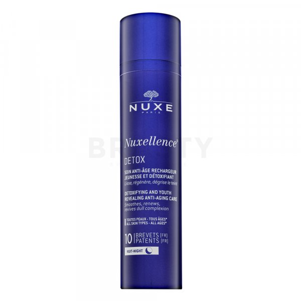 Nuxe Nuxellence Detox crema multiactiva desintoxicante para la noche antienvejecimiento de la piel 50 ml