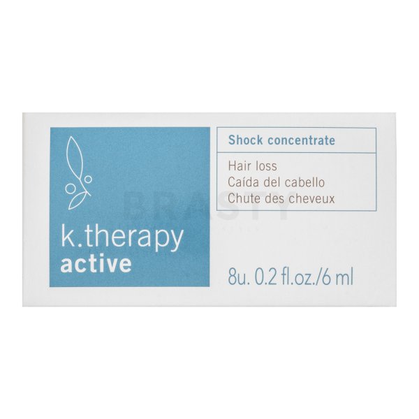 Lakmé K.Therapy Active Shock Concentrate îngrijire regenerantă - concentrat impotriva căderii părului 8 x 6 ml
