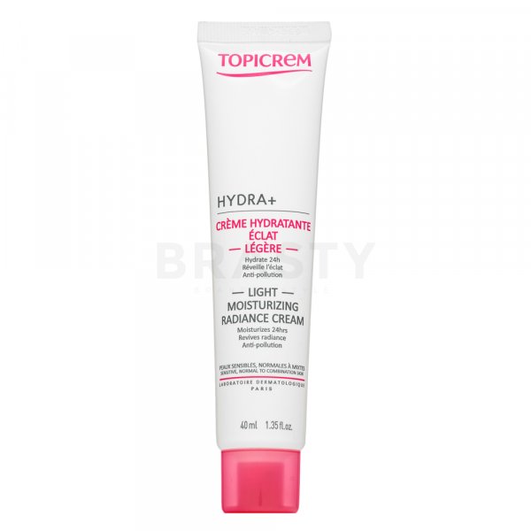 Topicrem HYDRA+ Light Moisturizing Radiance Cream krem do twarzy o działaniu nawilżającym 40 ml