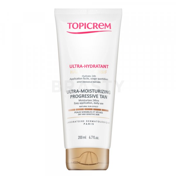Topicrem Ultra-Moisturizing Progressive Tan zelfbruinende crème met hydraterend effect 200 ml