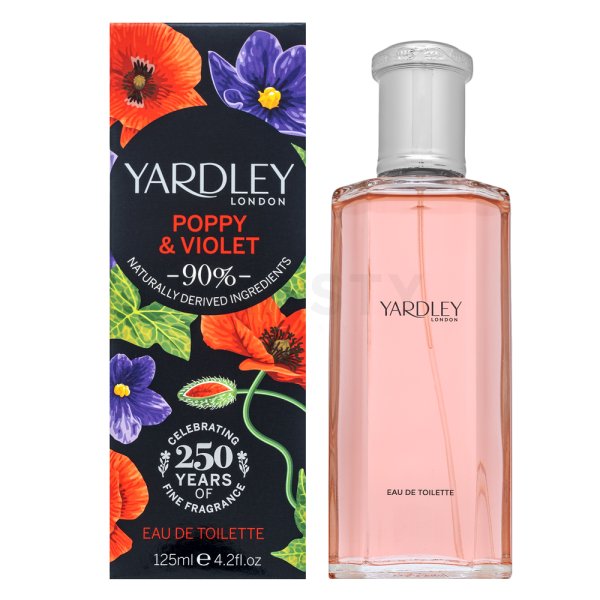 Yardley Poppy and Violet Eau de Toilette femei 125 ml