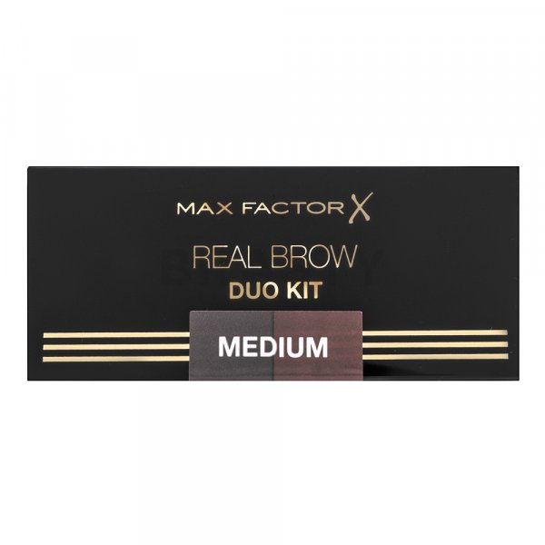 Max Factor Real Brow Real Brow Duo Kit 002 Medium set pentru aranjarea sprâncenelor 3,3 g