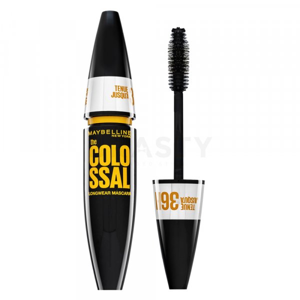 Maybelline The Colossal 36H Black waterproof mascara for length and volume eyelashes 10 ml