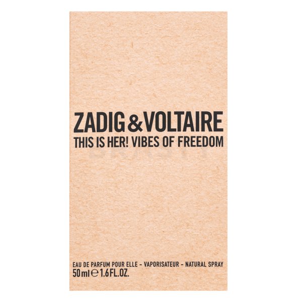 Zadig & Voltaire This is Her! Vibes of Freedom Eau de Parfum da donna 50 ml