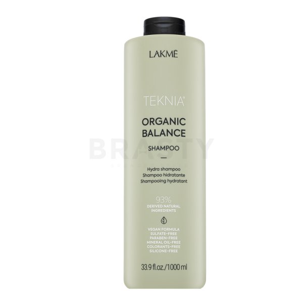 Lakmé Teknia Organic Balance Shampoo vyživující šampon pro každodenní použití DAMAGE BOX 1000 ml