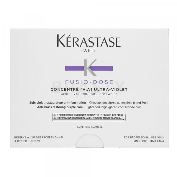 Kérastase Fusio-Dose Concentré [H.A] Ultra-Violet kuracja do włosów blond 10 x 12 ml