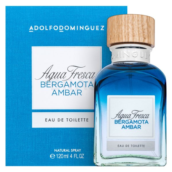 Adolfo Dominguez Agua Fresca Bergamota Ambar Eau de Toilette für Herren 120 ml