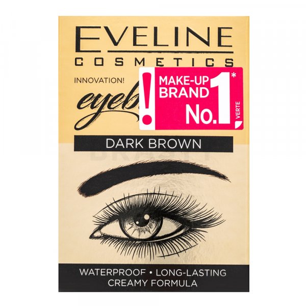 Eveline Eyebrow Pomade pomáda na obočí Dark Brown 4 g