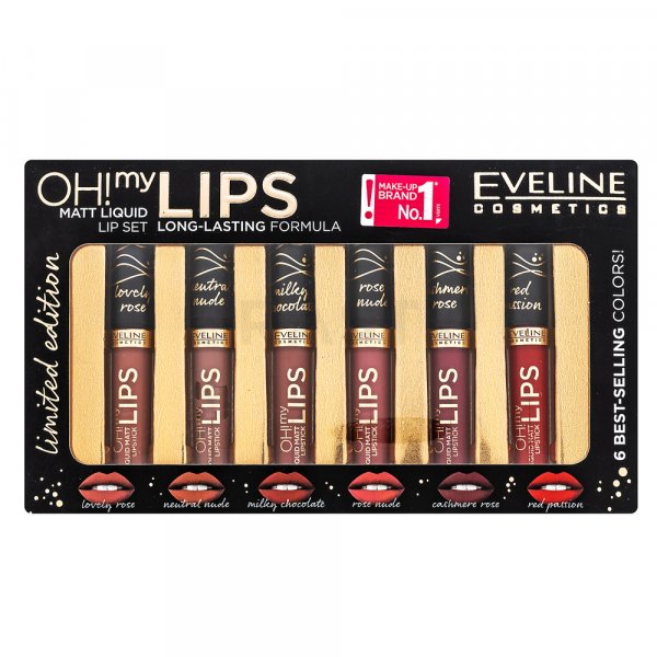 Eveline Oh My Lips Liquid Matt Lipstick Set set îngrijire buze