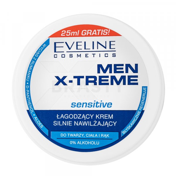 Eveline Men X-treme Sensitive Soothing Intensly Moisturising Cream хидратиращ крем за мъже 100 ml