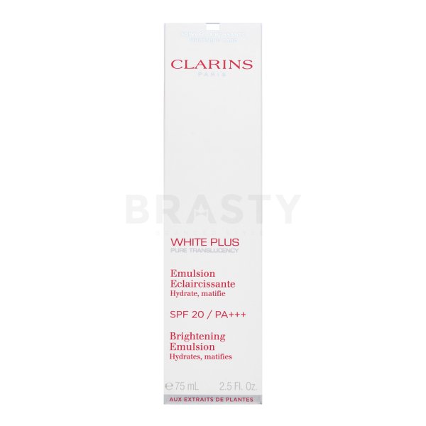 Clarins White Plus Pure Translucency Brightening Emulsion emulsja o działaniu nawilżającym 75 ml