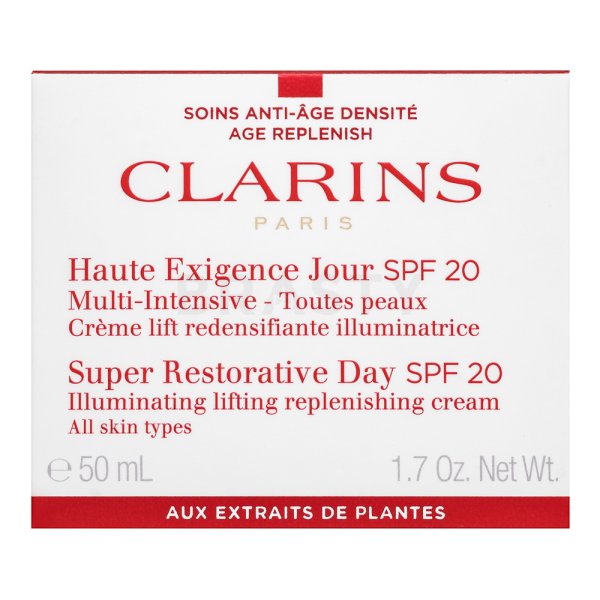 Clarins Super Restorative Day Day Cream SPF20 denní krém proti vráskám 50 ml