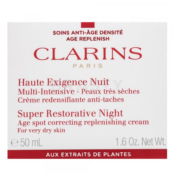 Clarins Super Restorative Night Very Dry Skin Cream nočný krém pre suchú pleť 50 ml