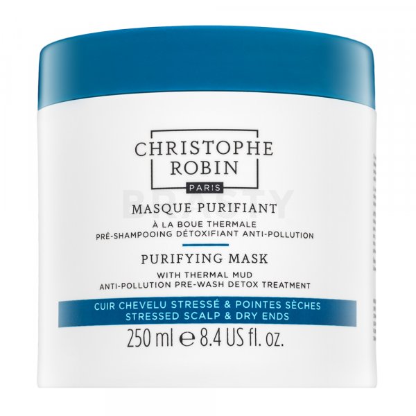 Christophe Robin Purifying Mask čistící maska pro namáhané a zcitlivělé vlasy 250 ml