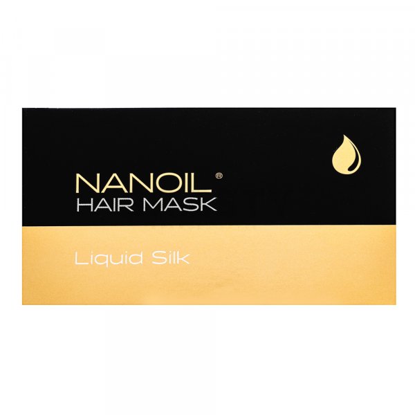 Nanoil Hair Mask Liquid Silk hajsimító maszk durva és rakoncátlan hajra 300 ml