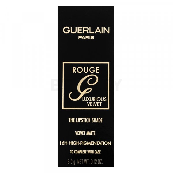 Guerlain Rouge G Luxurious Velvet 775 Wine Red barra de labios con efecto mate 3,5 g