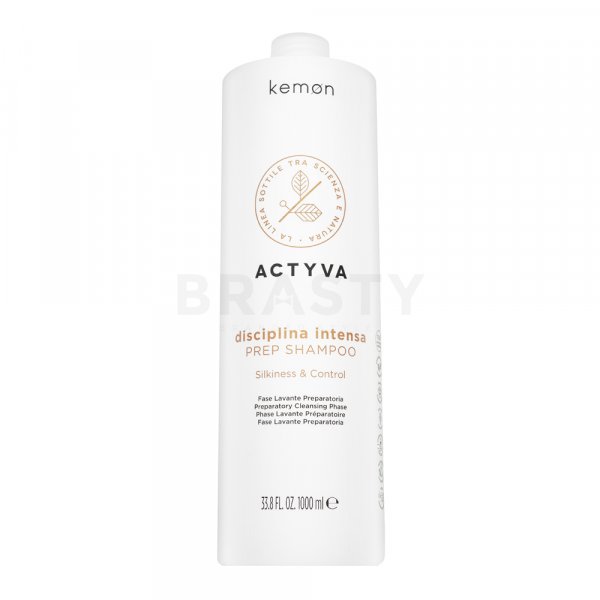 Kemon Actyva Disciplina Intensa Prep Shampoo deep cleansing shampoo for coarse and unruly hair 1000 ml