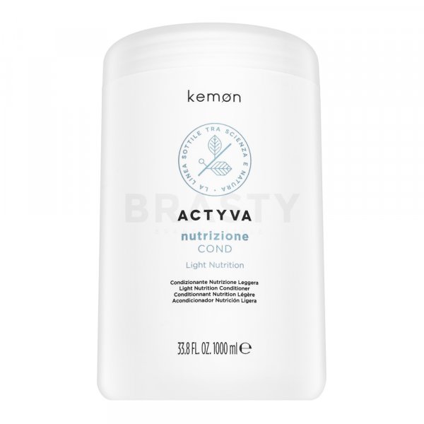 Kemon Actyva Nutrizione Light Conditioner Acondicionador nutritivo Para cabello fino 1000 ml