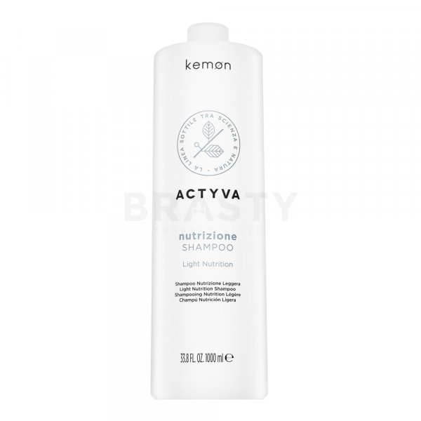 Kemon Actyva Nutrizione Light Shampoo Champú nutritivo Para cabello fino 1000 ml