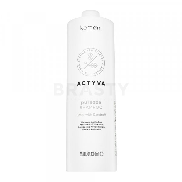 Kemon Actyva Purezza Shampoo șampon pentru curățare profundă anti matreata pentru par normal cu tendinta de ingrasare 1000 ml