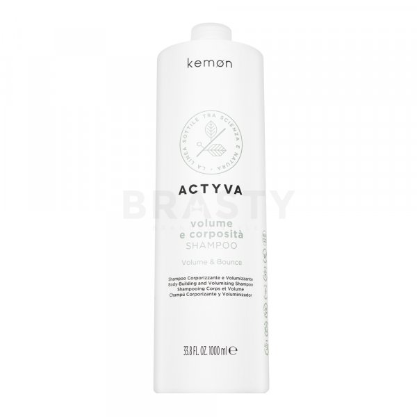 Kemon Actyva Volume E Corposita Shampoo Champú fortificante Para el volumen del cabello 1000 ml