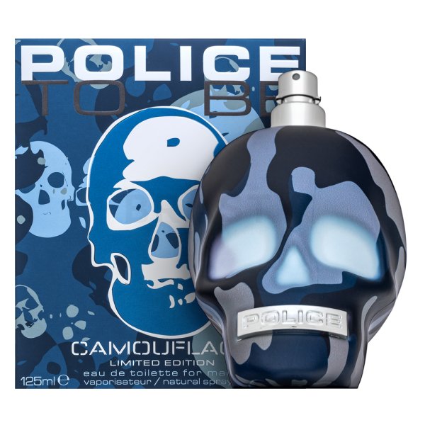 Police To Be Camouflage Blue Limited Edition Eau de Toilette bărbați 125 ml