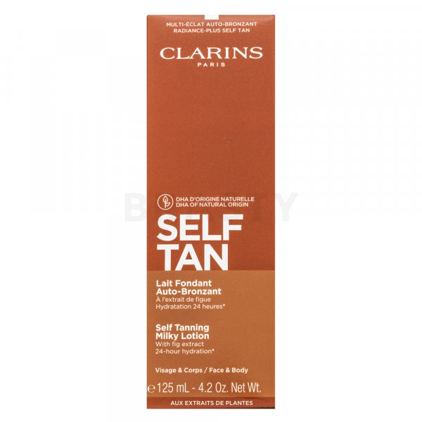 Clarins Self Tan Milky Lotion samoopalovací mléko na tělo a obličej 125 ml