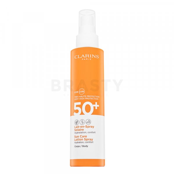 Clarins Sun Care Body Lotion-in-Spray UVA/UVB 50+ napozótej SPF 50 150 ml