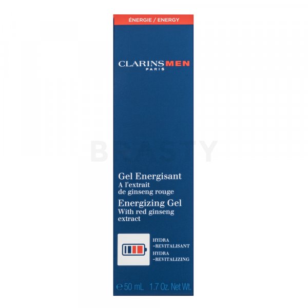 Clarins Men Energizing Gel With Red Ginseng Extract denní krém pro muže 50 ml