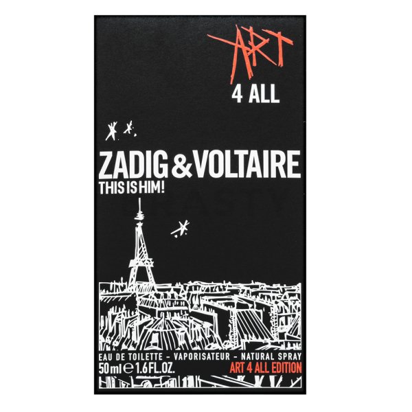 Zadig & Voltaire This is Him! Art 4 All Edition toaletní voda pro muže 50 ml