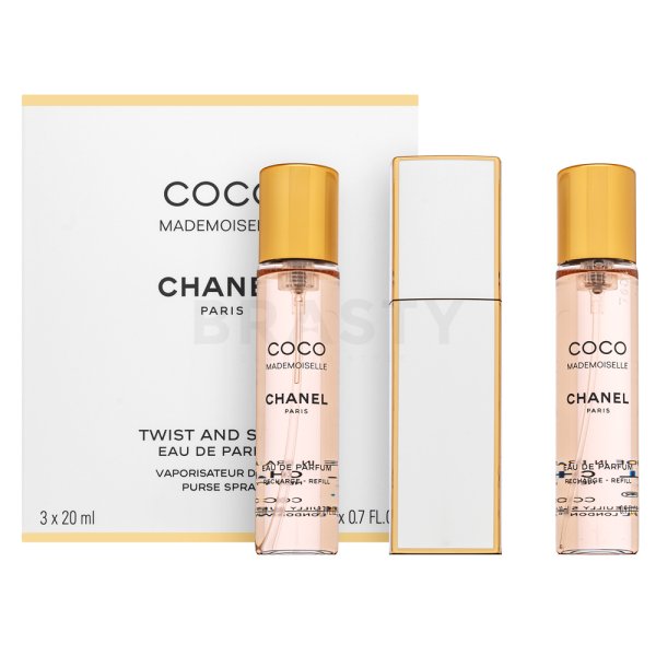 Chanel Coco Mademoiselle - Twist and Spray Eau de Parfum für Damen 3 x 20 ml