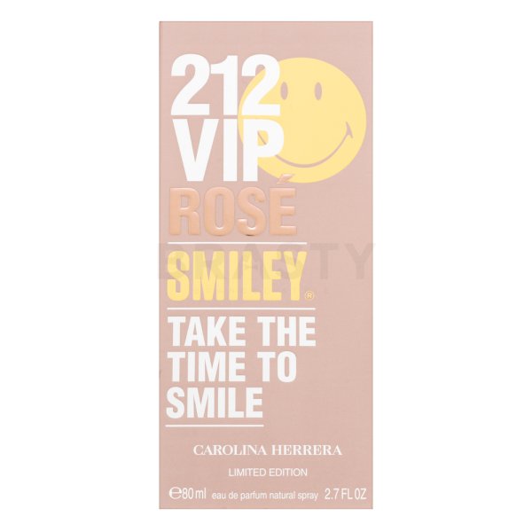 Carolina Herrera 212 VIP Rosé Smiley Limited Edition Eau de Parfum femei 80 ml