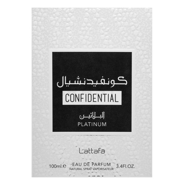 Lattafa Confidential Platinum Eau de Parfum uniszex 100 ml
