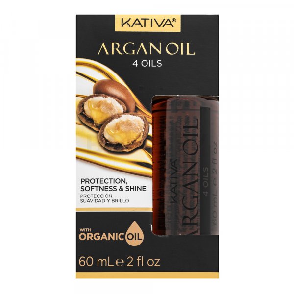 Kativa Argan Oil 4 Oils Intensive Hair Oil Aceite Para todo tipo de cabello 60 ml