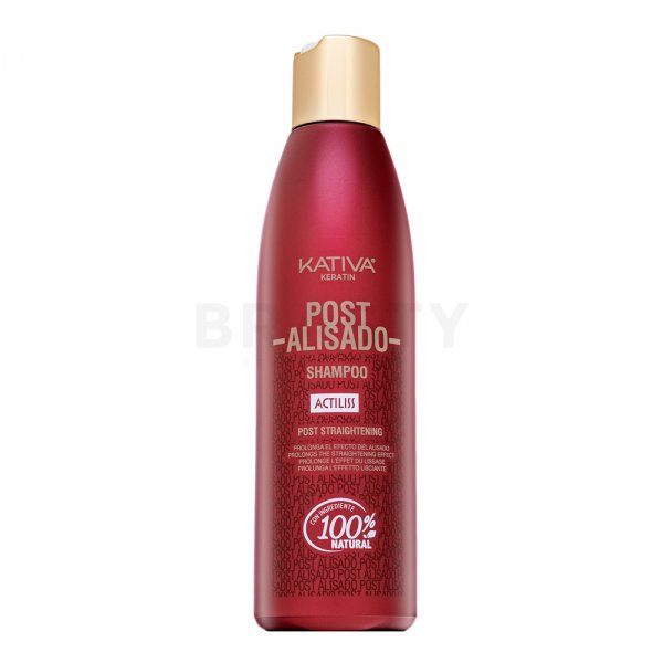Kativa Post Stranghtening Shampoo Pflegeshampoo zur Haarglättung mit Keratin 250 ml