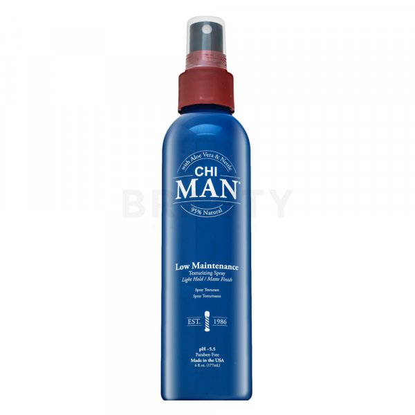 CHI Man Low Maintenance Texturizing Spray stylingový sprej pro definici a tvar 177 ml