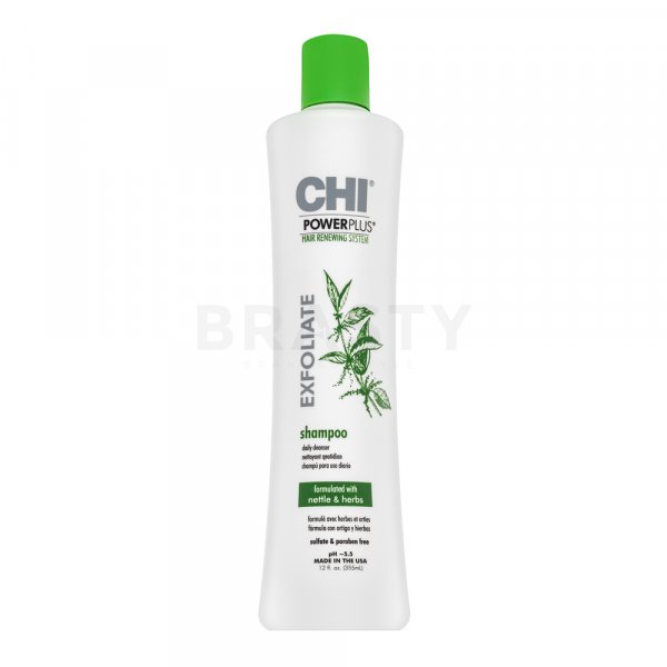 CHI Power Plus Exfoliate Shampoo hloubkově čistící šampon pro všechny typy vlasů 355 ml