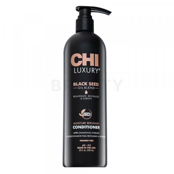 CHI Luxury Black Seed Oil Moisture Replenish Coniditoner nourishing conditioner with moisturizing effect 739 ml