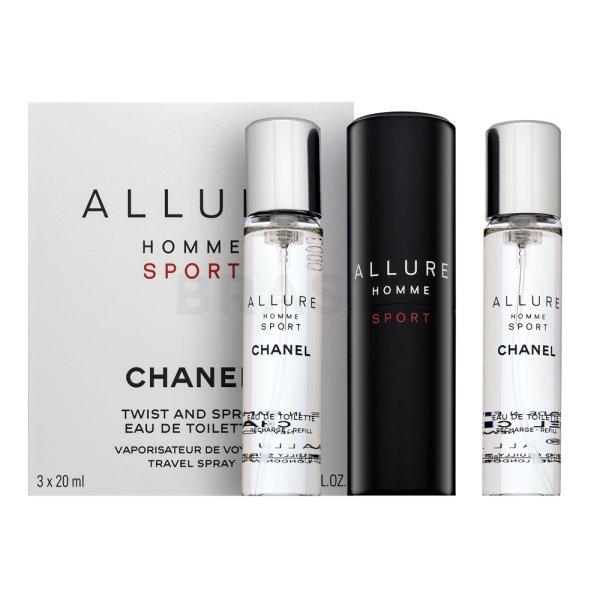 Chanel Allure Homme Sport - Refillable woda toaletowa dla mężczyzn 3 x 20 ml